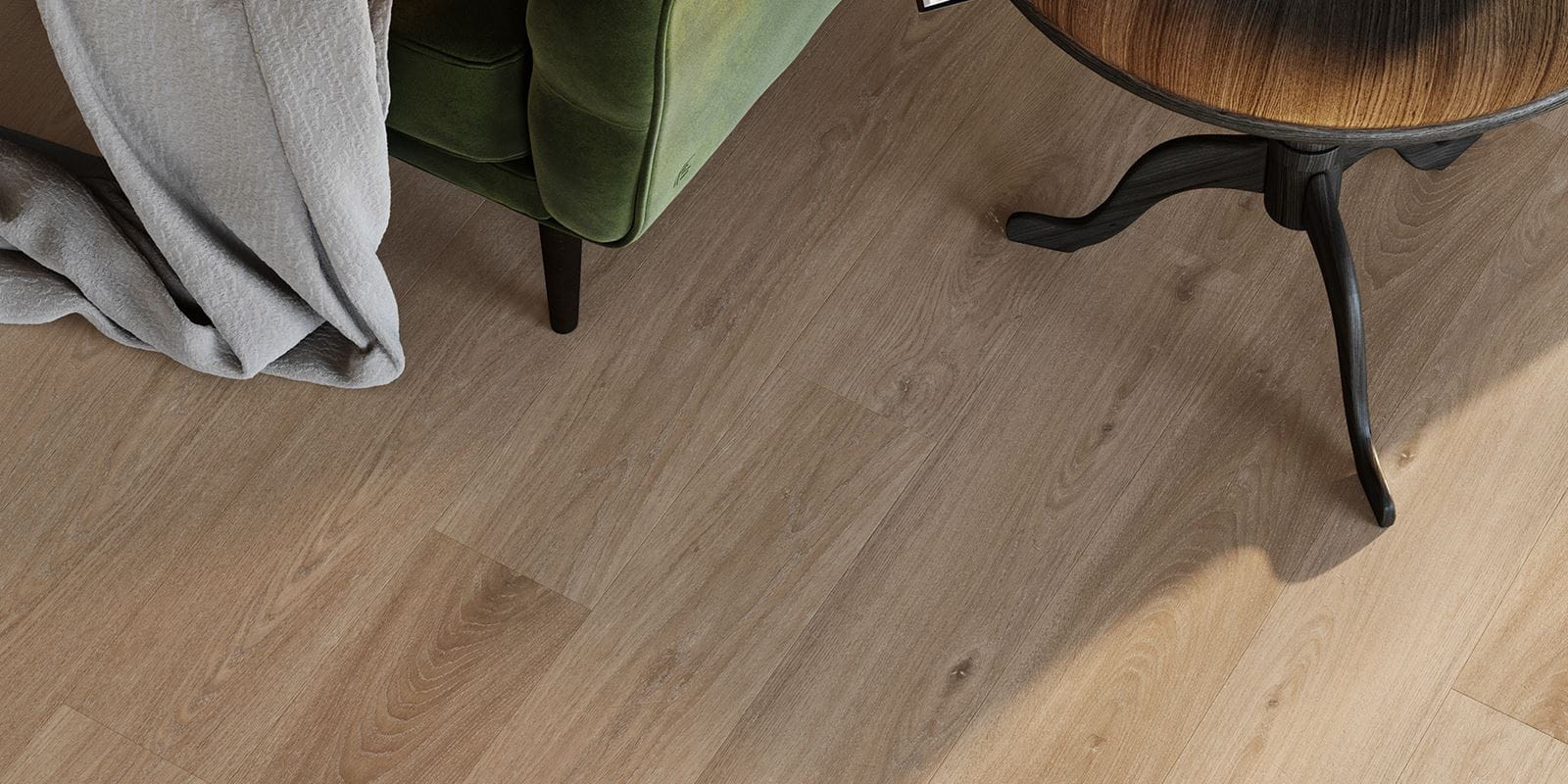 Кварцвинил Invictus Primus Click Plank Sherwood Oak - Mink