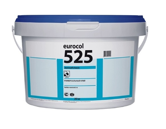 Клей универсальный дисперсионный Forbo 525 EUROSTAR BASIC 20 кг.