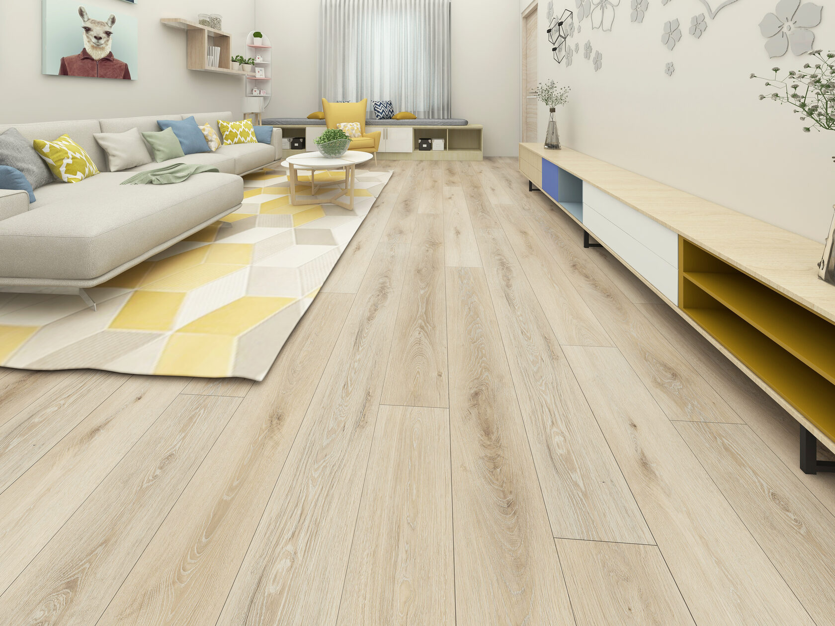 Кварцвинил  Floorwood SPC Unit 5508 Дуб Алерана