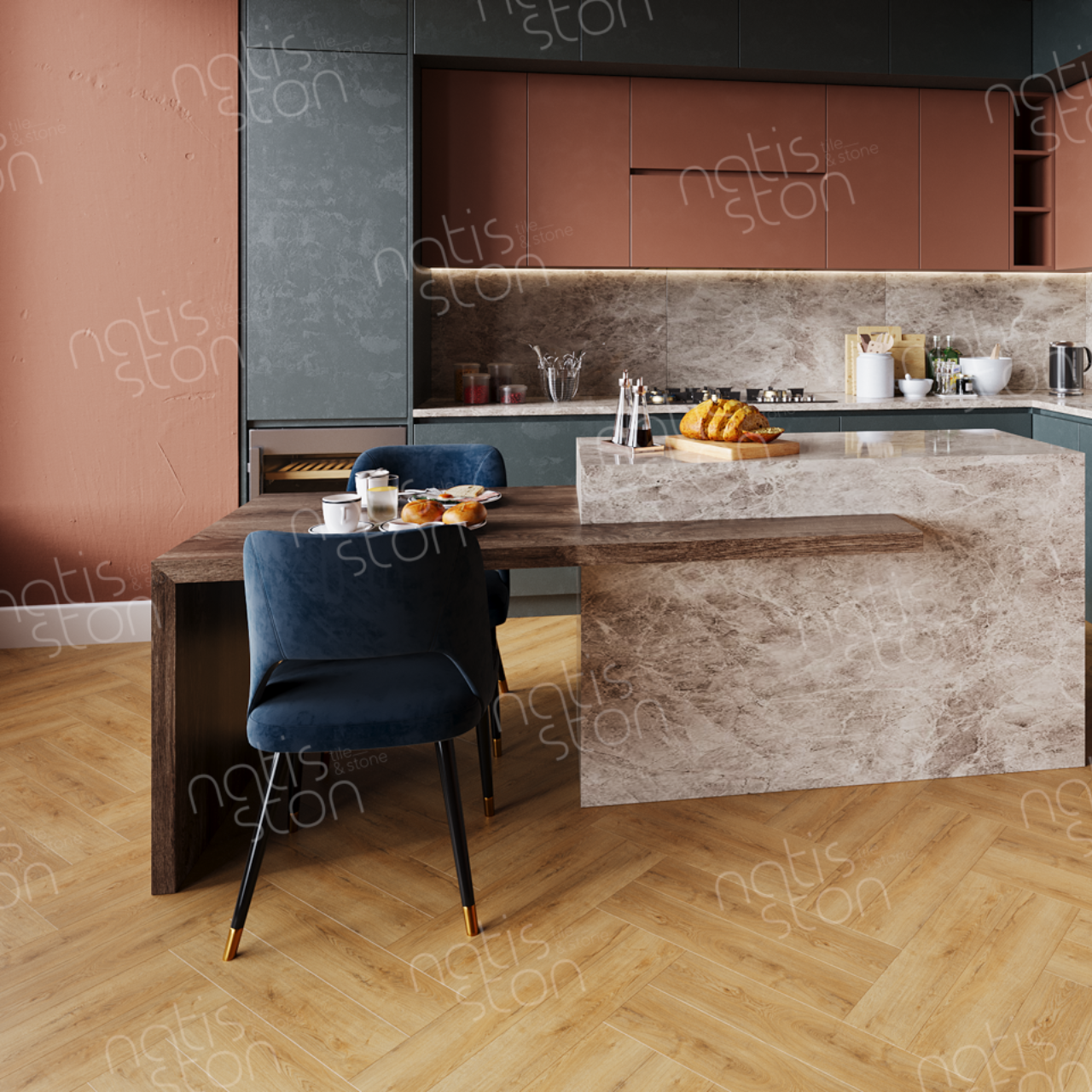 Кварцвинил NatisSton Unique 5004-10 Varm