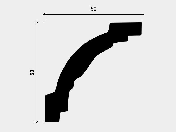 Интерьерный карниз Европласт 1.50.188