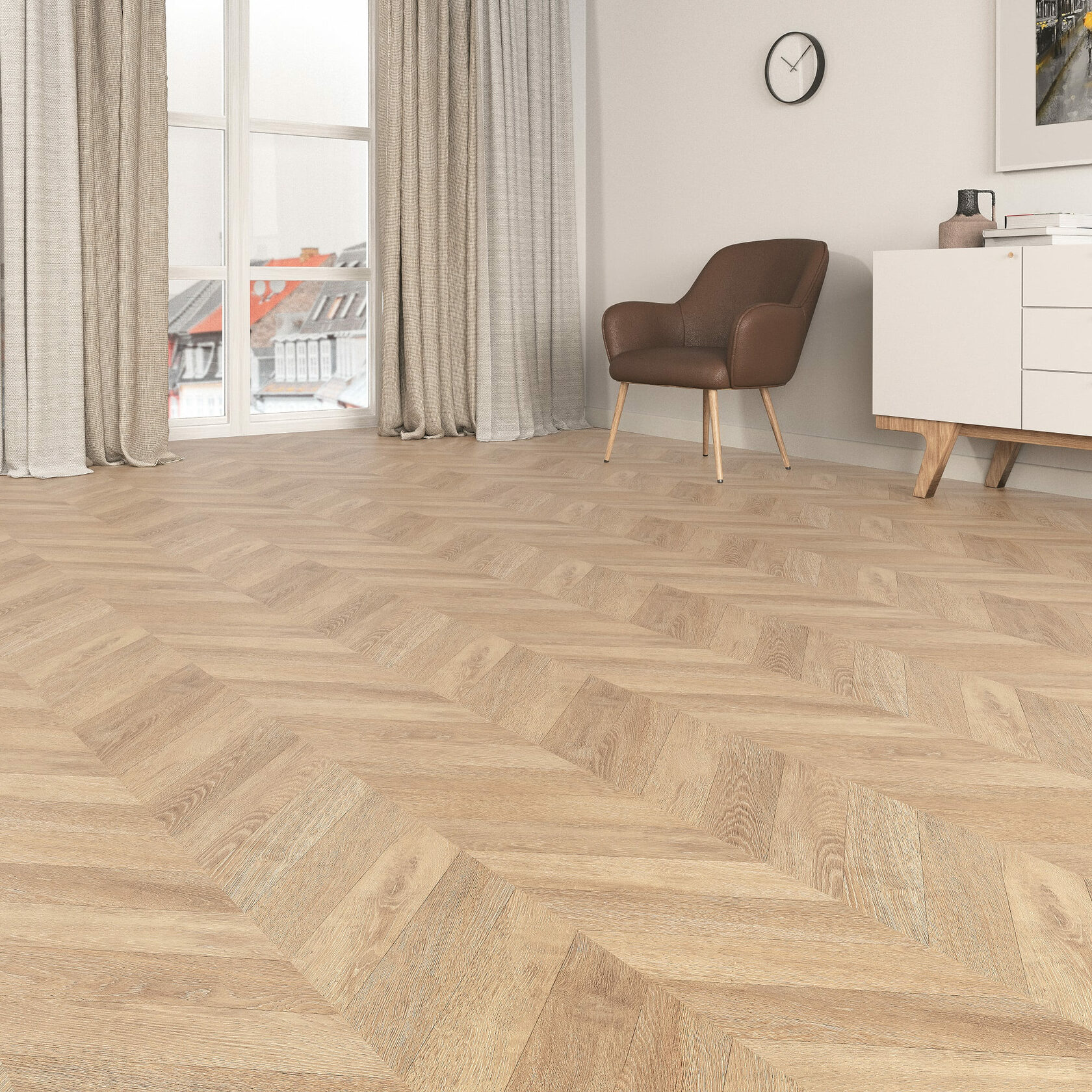 Ламинат Faus Masterpieces S180079 Casual Chevron