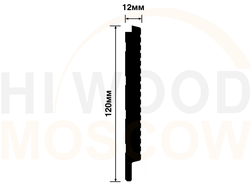 Декоративная панель HIWOOD LV127L S339S