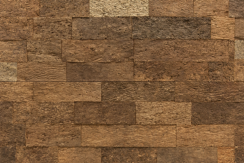 Настенное клеевое пробковое покрытие CorkStyle CorkBrick Natura