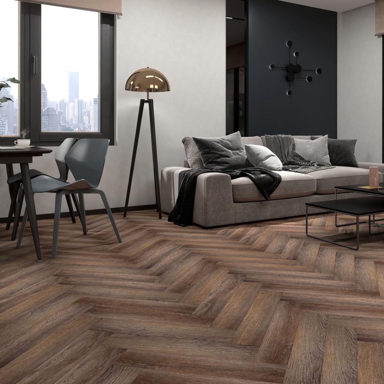 Кварцвинил Floorwood SPC Authentic 7521 Полночная мечта