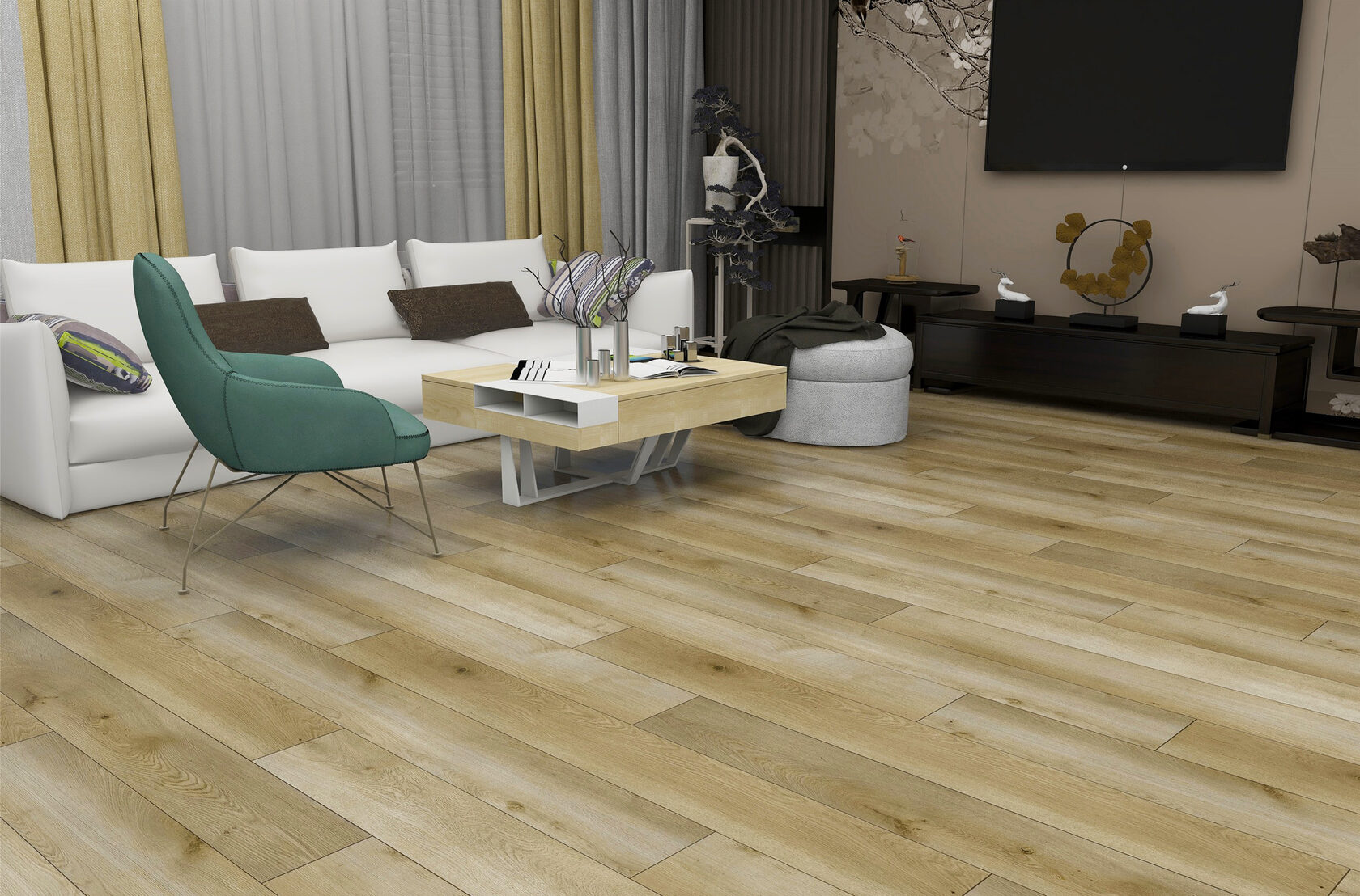 Кварцвинил Floorwood SPC Quantum 6532 Дуб Франк