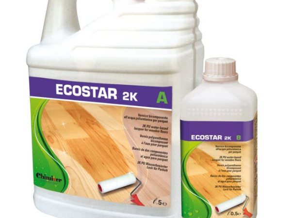 Лак двухкомпонентный Chimiver Ecostar 2K SL полуглянцевый 4,95кг