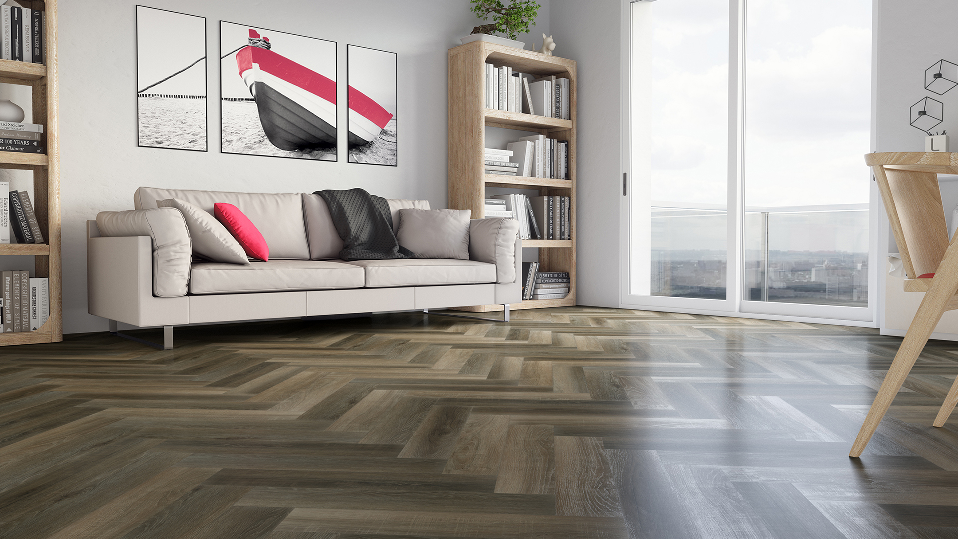 Кварцвинил Fargo Parquet 33-62W921 Дуб Кальвадос градиент
