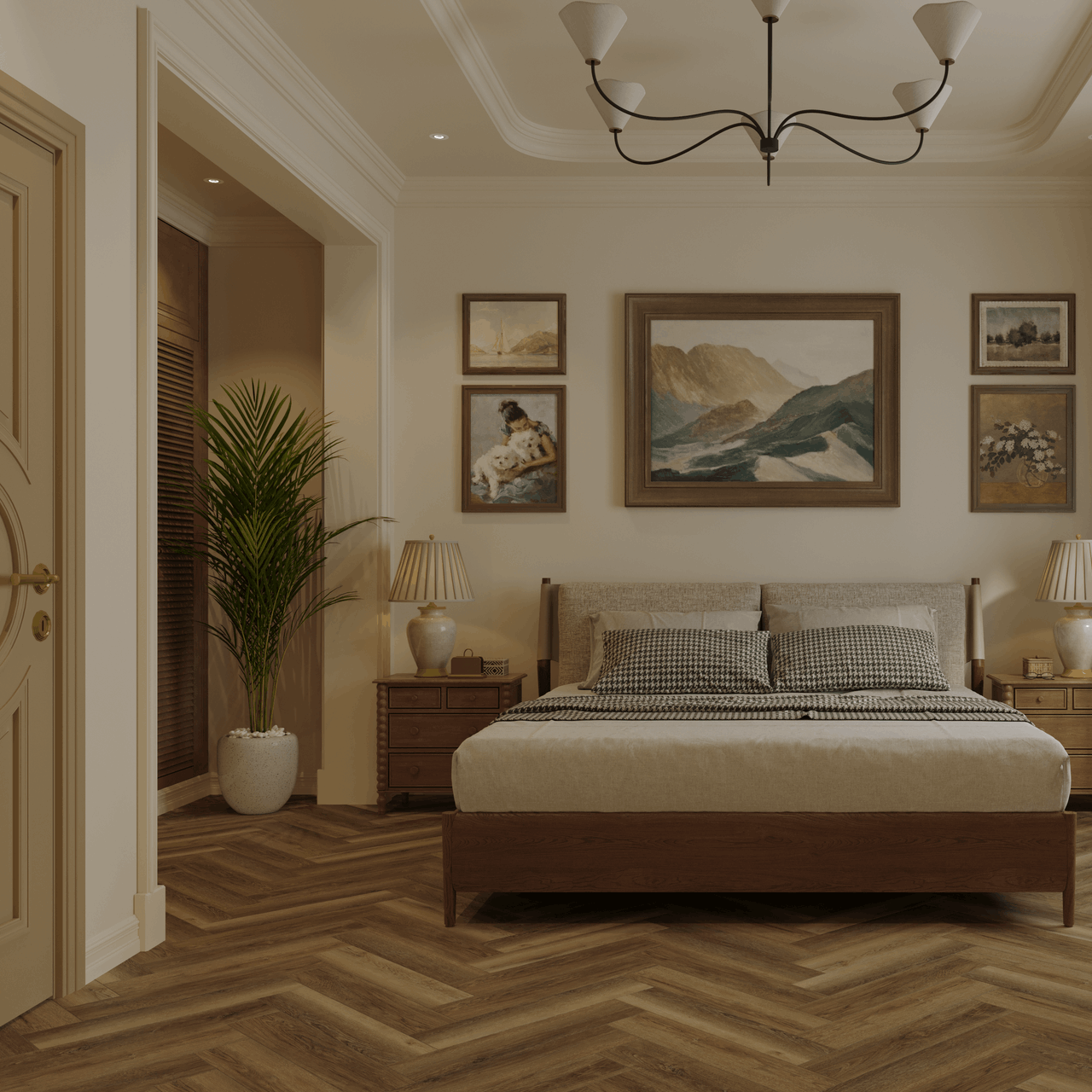 Кварцвинил Ensten Valland Parquet ECO 103-16 Сакура