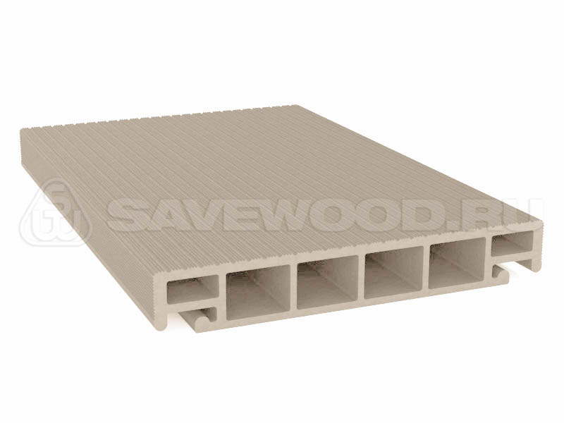 Террасная доска Savewood Salix Пепельный