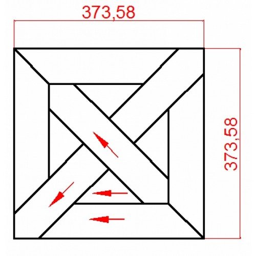 Модульный паркет Lab Arte массив Дуб №9-70, Рустик