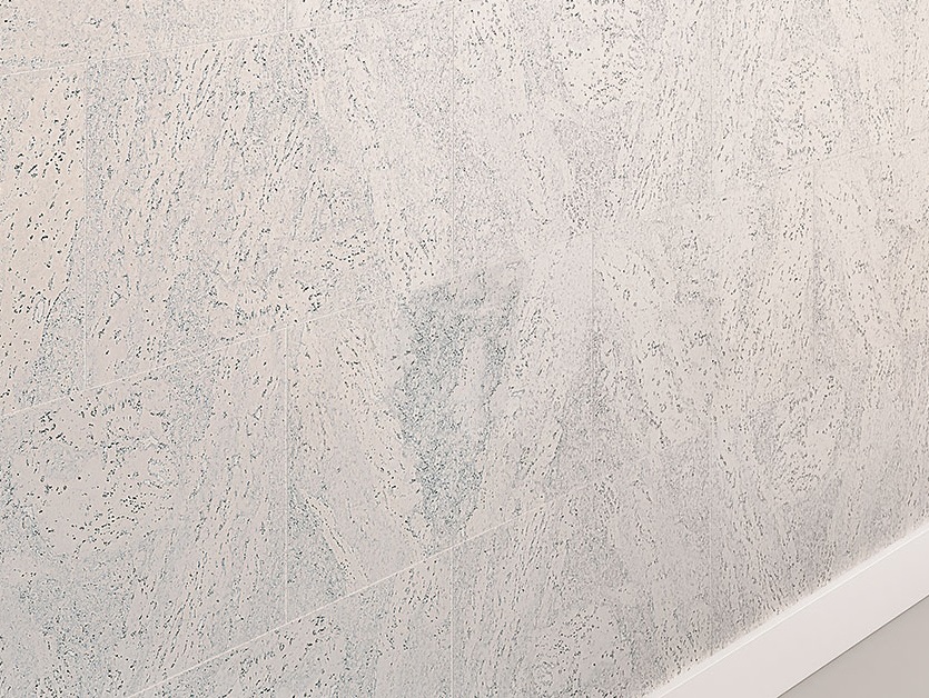 Настенное клеевое пробковое покрытие Wicanders Dekwall RY07001 Flores White