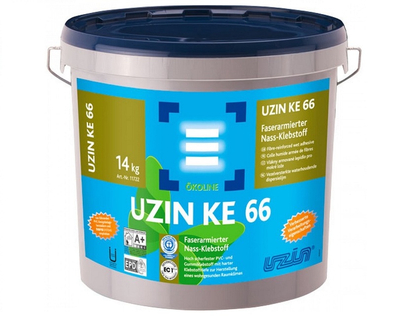 Клей дисперсионный для ПВХ UZIN KE66 14кг