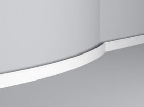 Плинтус напольный NMC Wallstyl Flex FL1 80х12х2000 мм