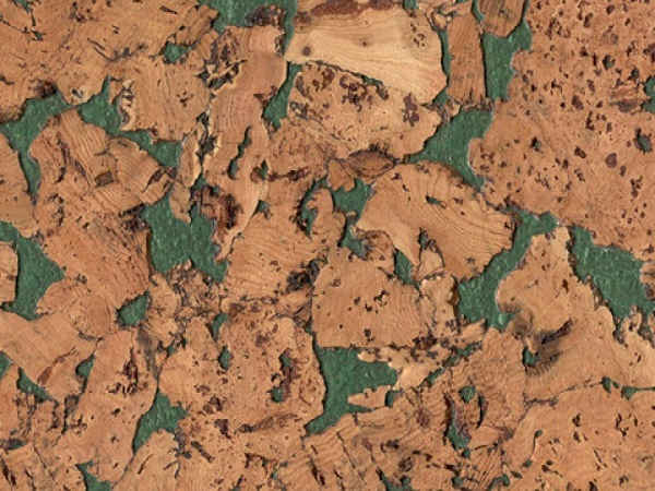 Настенное клеевое пробковое покрытие CorkStyle Wall Design Monte Green