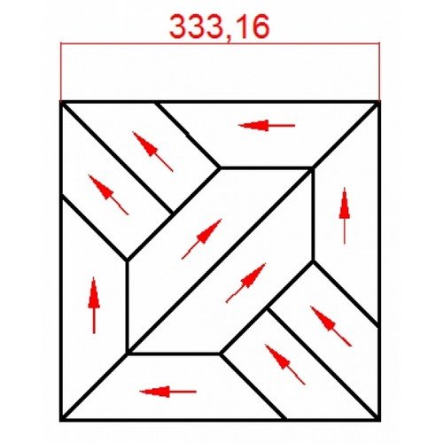 Модульный паркет Lab Arte Дуб инженерный №8-70, Рустик