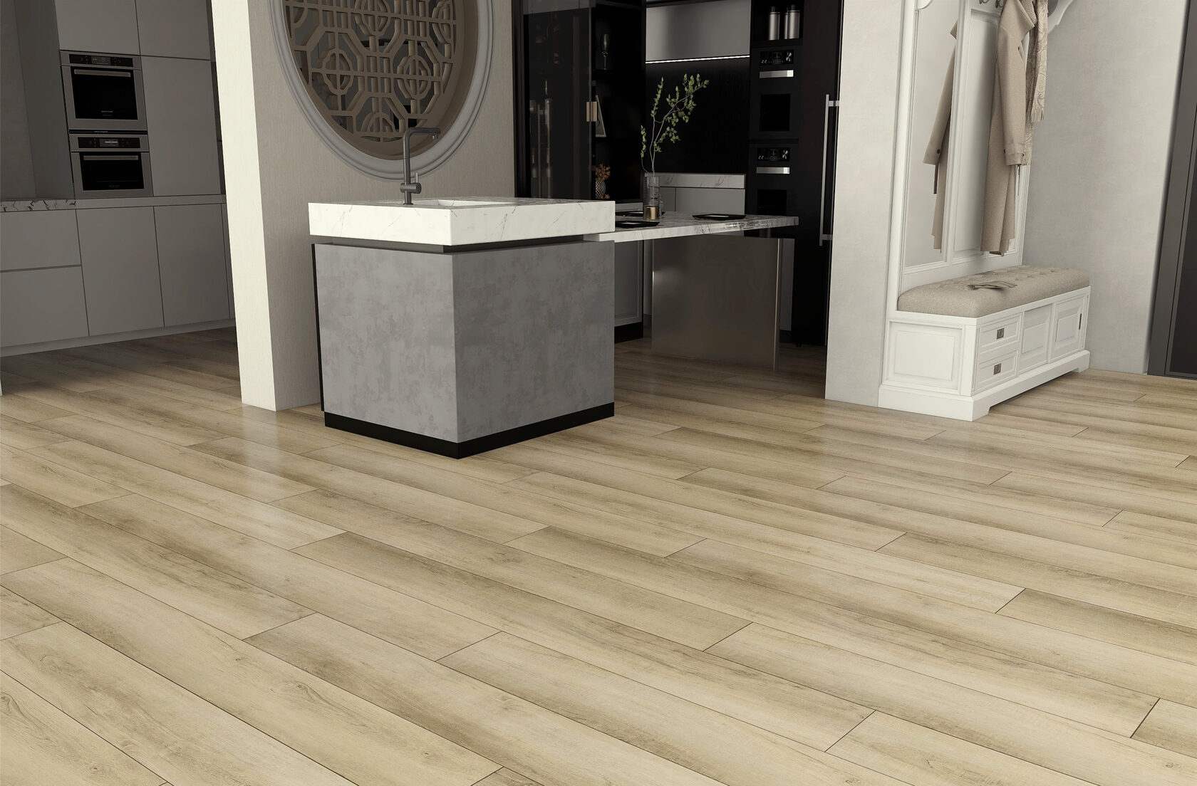 Кварцвинил Floorwood SPC Quantum 4577 Дуб Делойт