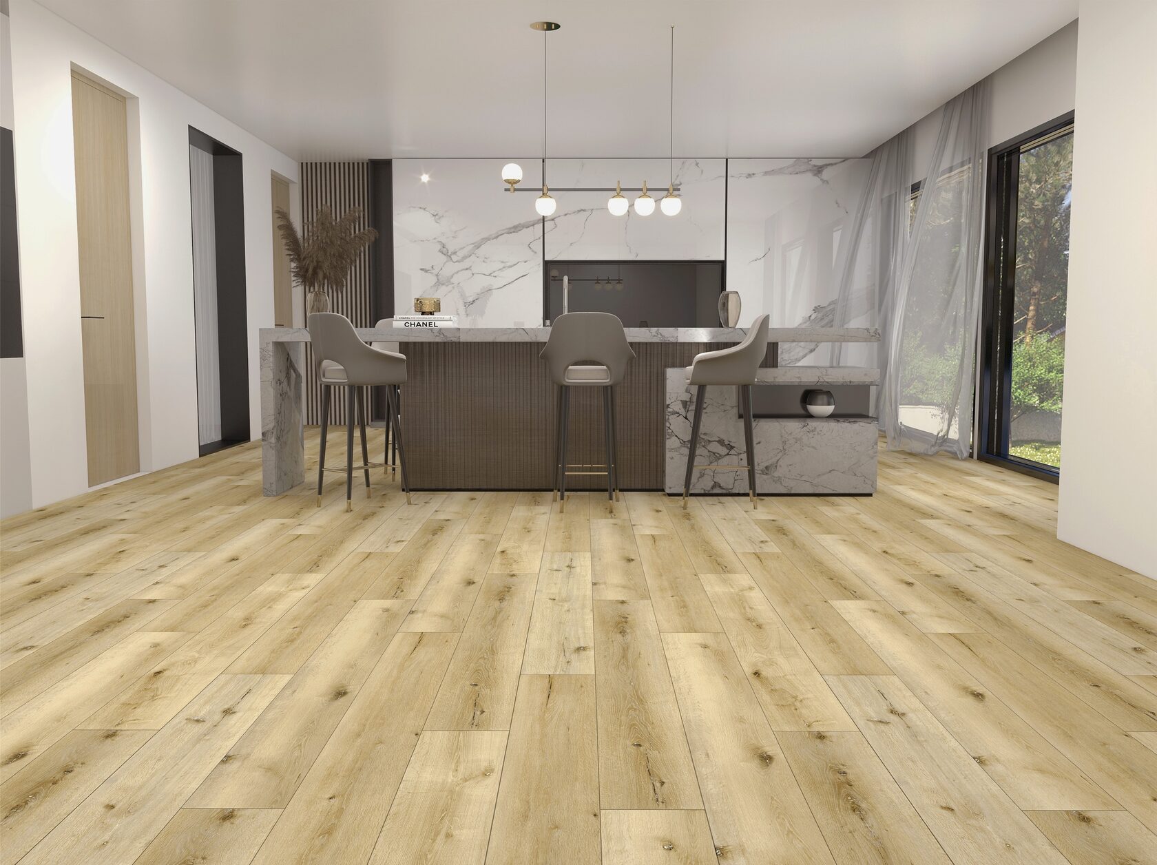 Кварцвинил Floorwood SPC Quantum 1901 Дуб Лоренц