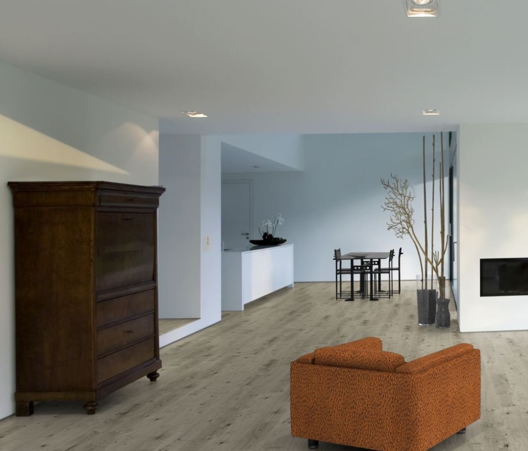 Замковое пробковое покрытие CorkStyle WOOD Oak Grey