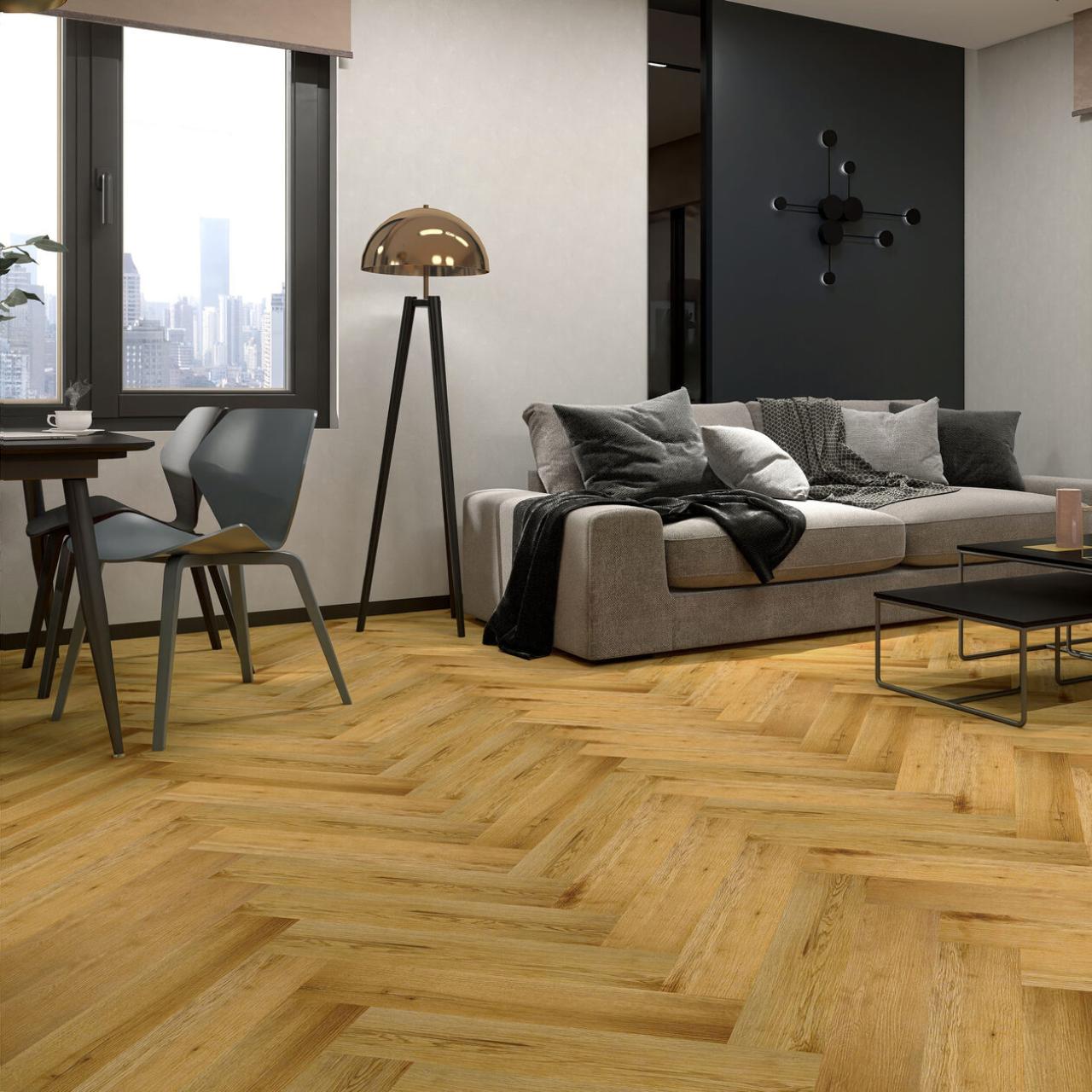 Кварцвинил Floorwood SPC Authentic 5422 Янтарные волны