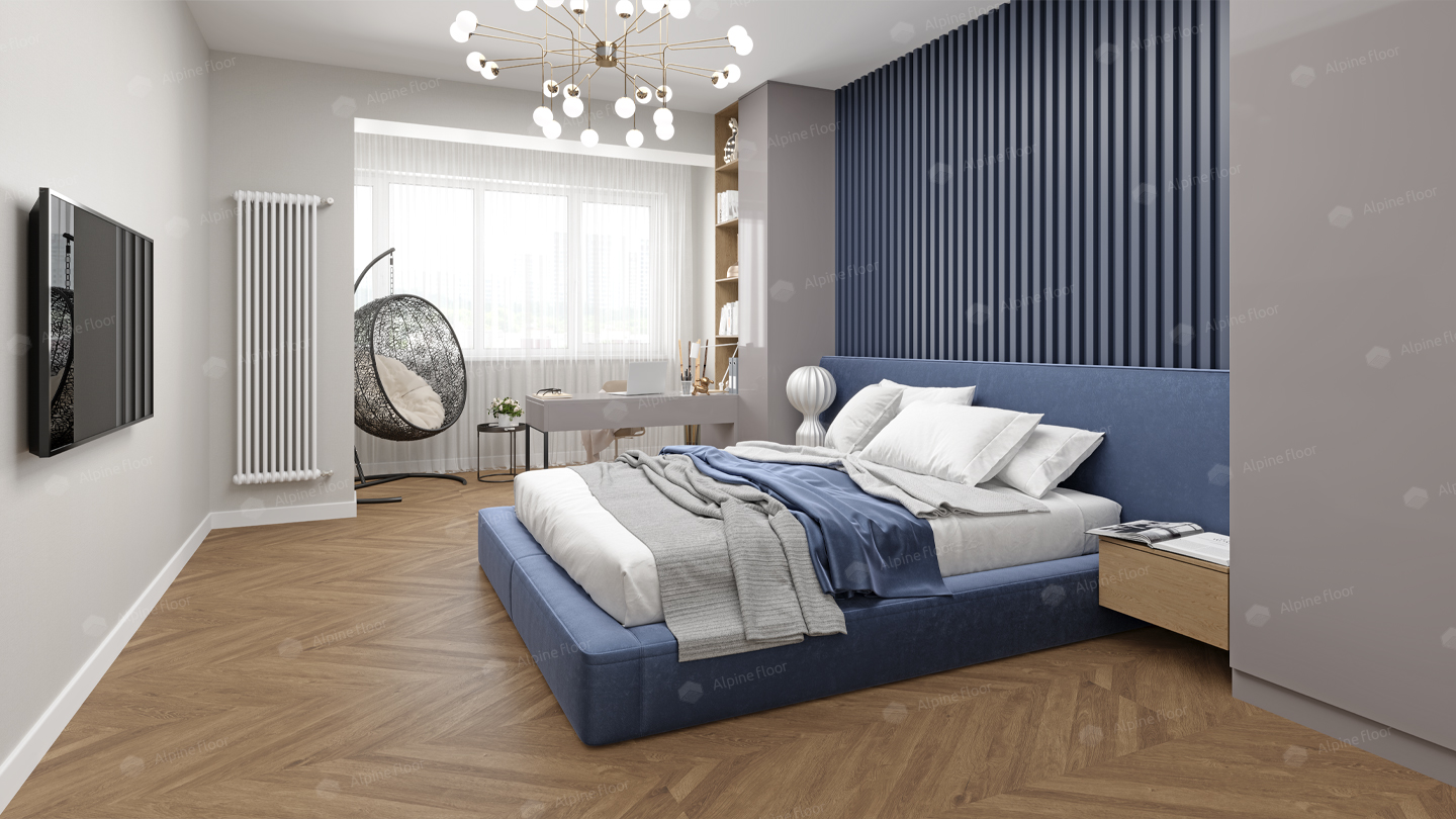 Кварцвинил Alpine Floor Ультра (Ultra) Еco 5-25 Французская елочка