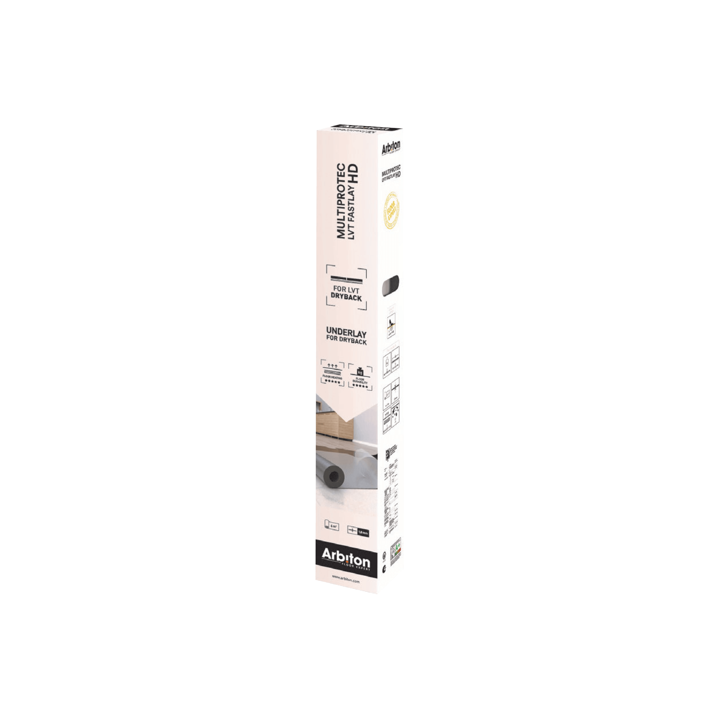 Подложка Multiprotec LVT Fastlay HD 1,8 мм