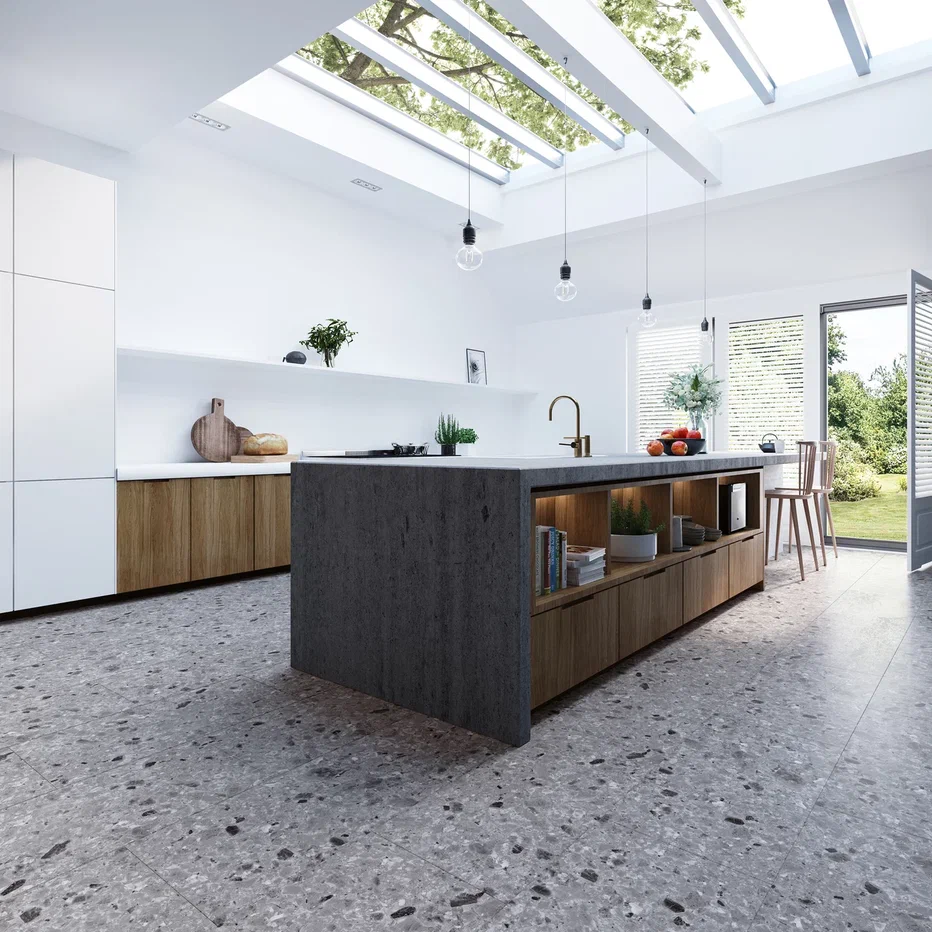 Кварцвинил Invictus Maximus Click Tile XL Bergamo - Cloud