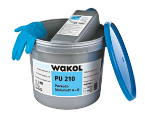 Клей для паркета двухкомпонентный Wakol PU210 6,9 кг.