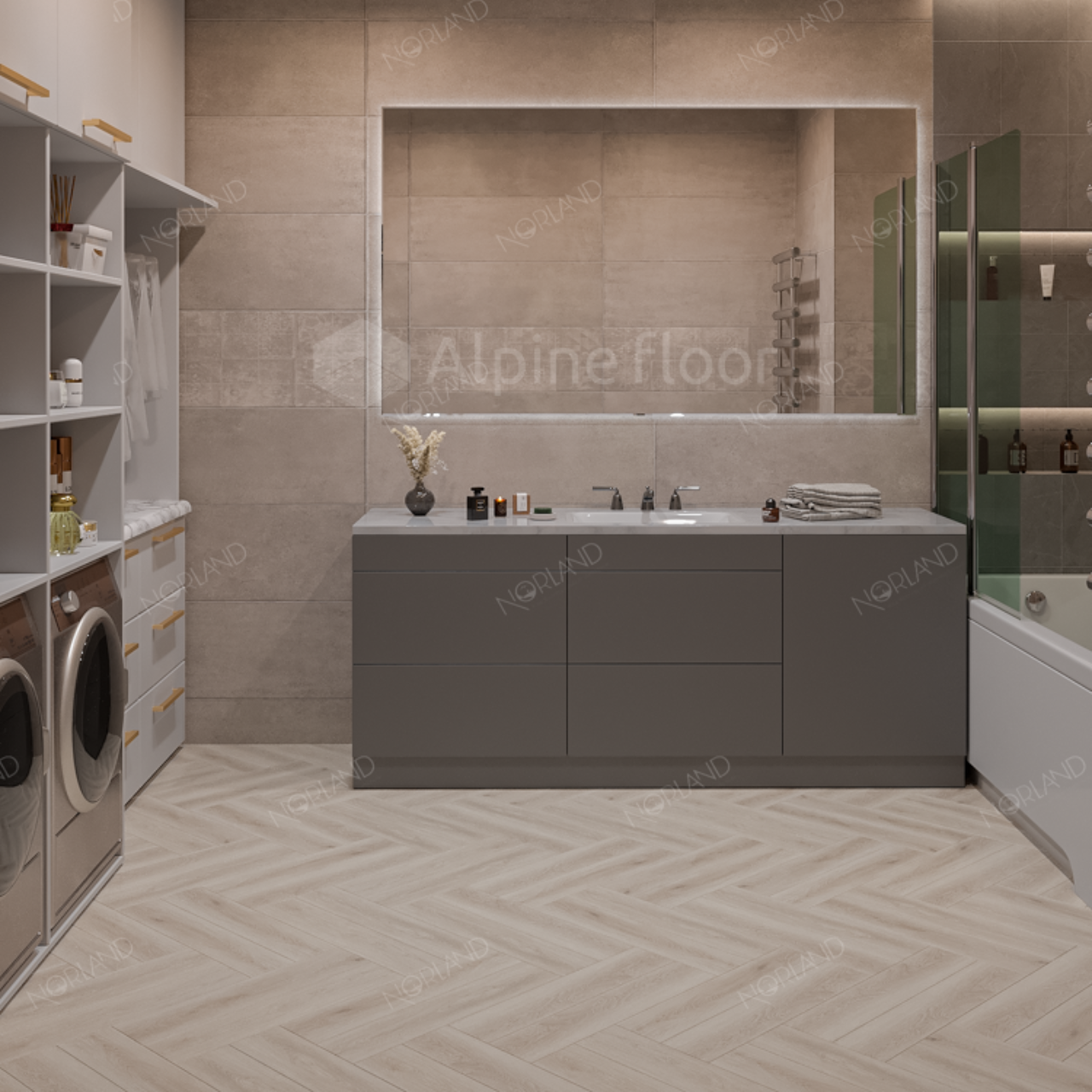 Кварцвинил Norland Lagom Parquet Lvt 1034-01 Vakker