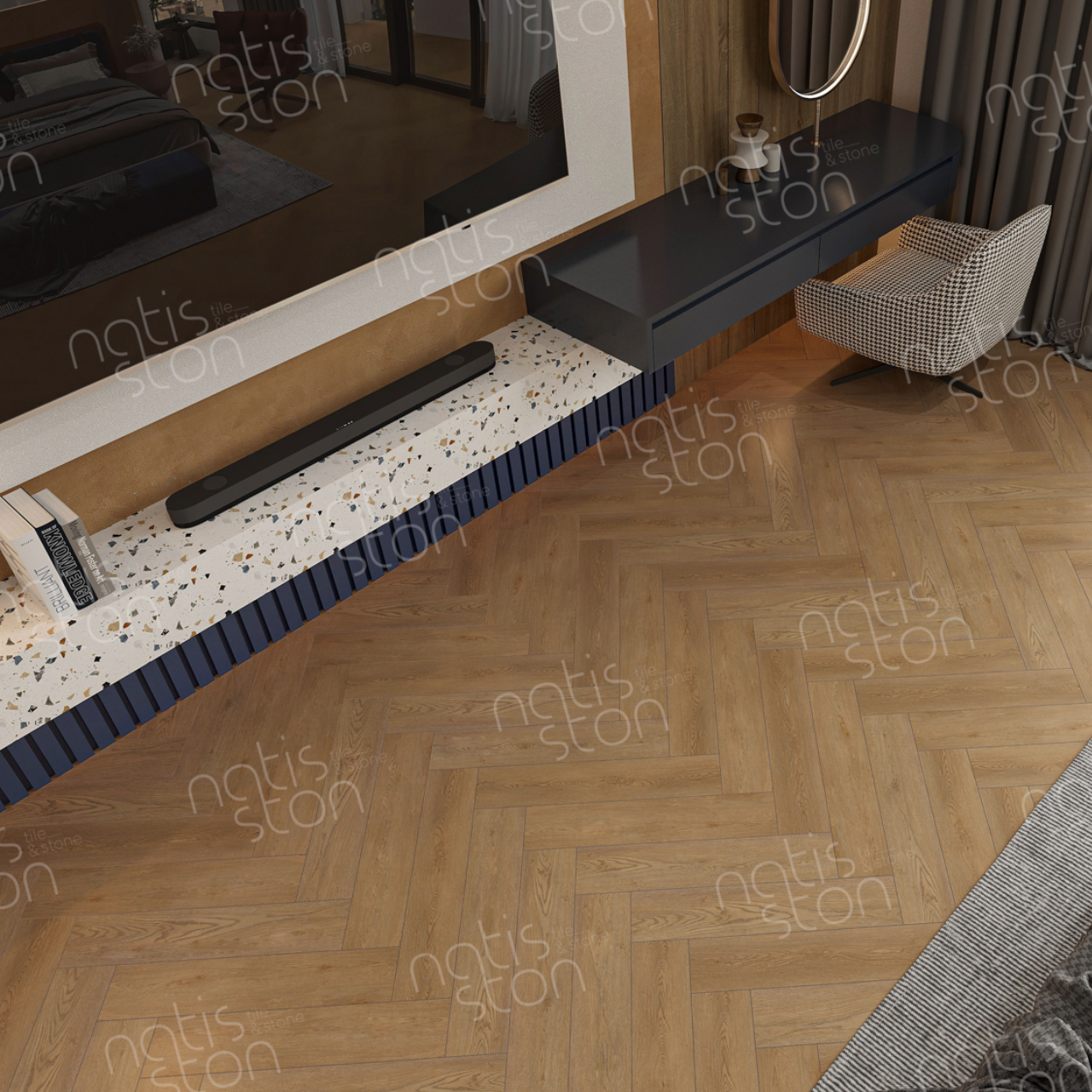Кварцвинил NatisSton Unique 5004-06 Gjende