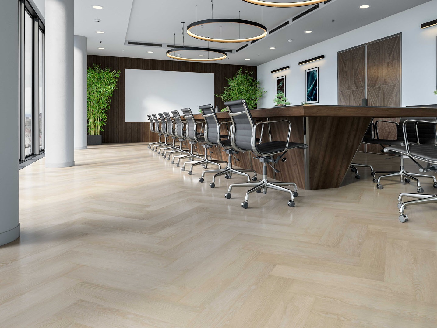 Кварцвинил Fargo Parquet  33-2034-08 Дуб Эдинбург градиент