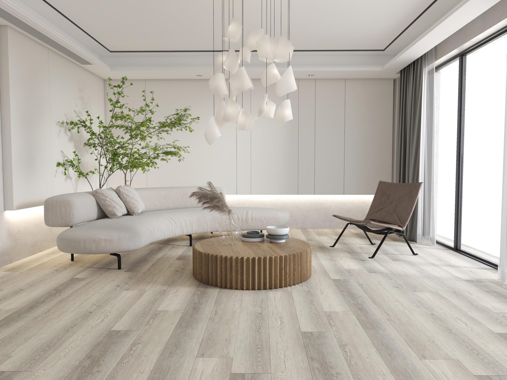 Кварцвинил Floorwood SPC Quantum 8801 Дуб Содди