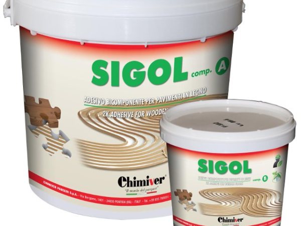 Клей паркетный двухкомпонентный Chimiver Sigol 2К п/у 10кг