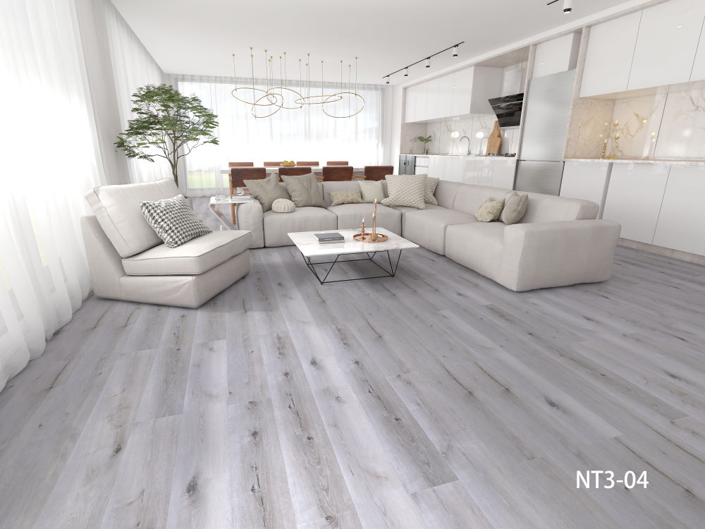 Кварцвинил Aspen Floor Natural Touch NT3-04 Дуб Снежный
