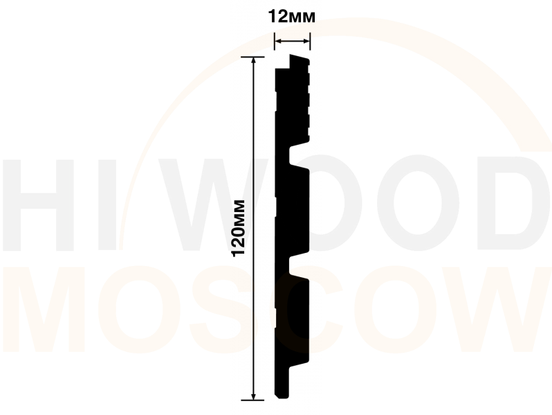 Декоративная панель HIWOOD LV124 GN68