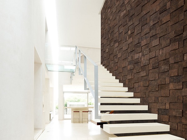 Настенное клеевое пробковое покрытие Muratto 3D YRCB1N005 Cork Bricks Brown