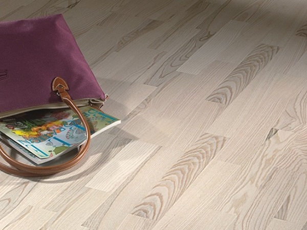 Замковое пробковое покрытие CorkStyle WOOD Esche Weiss