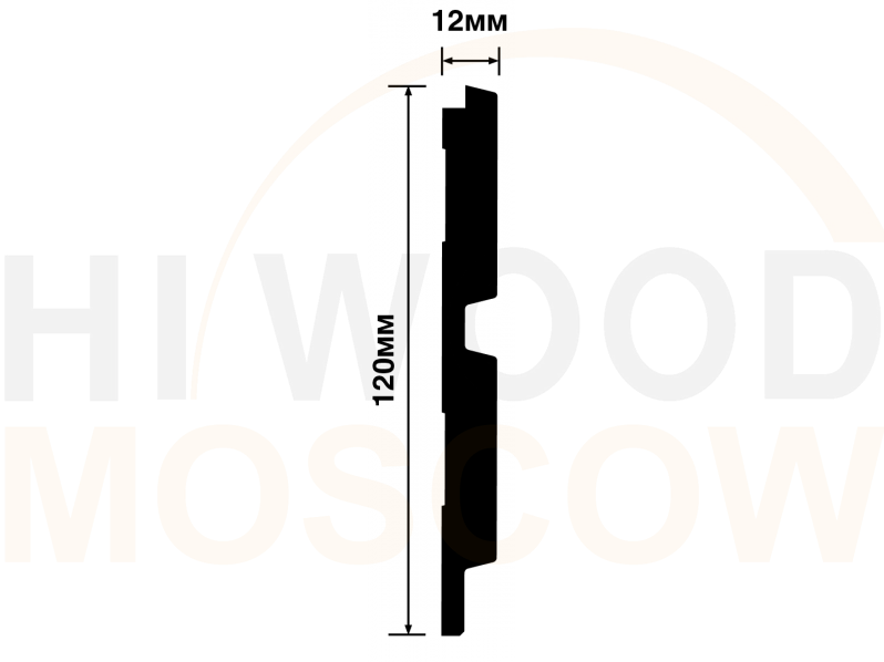Декоративная панель HIWOOD LV123 W36