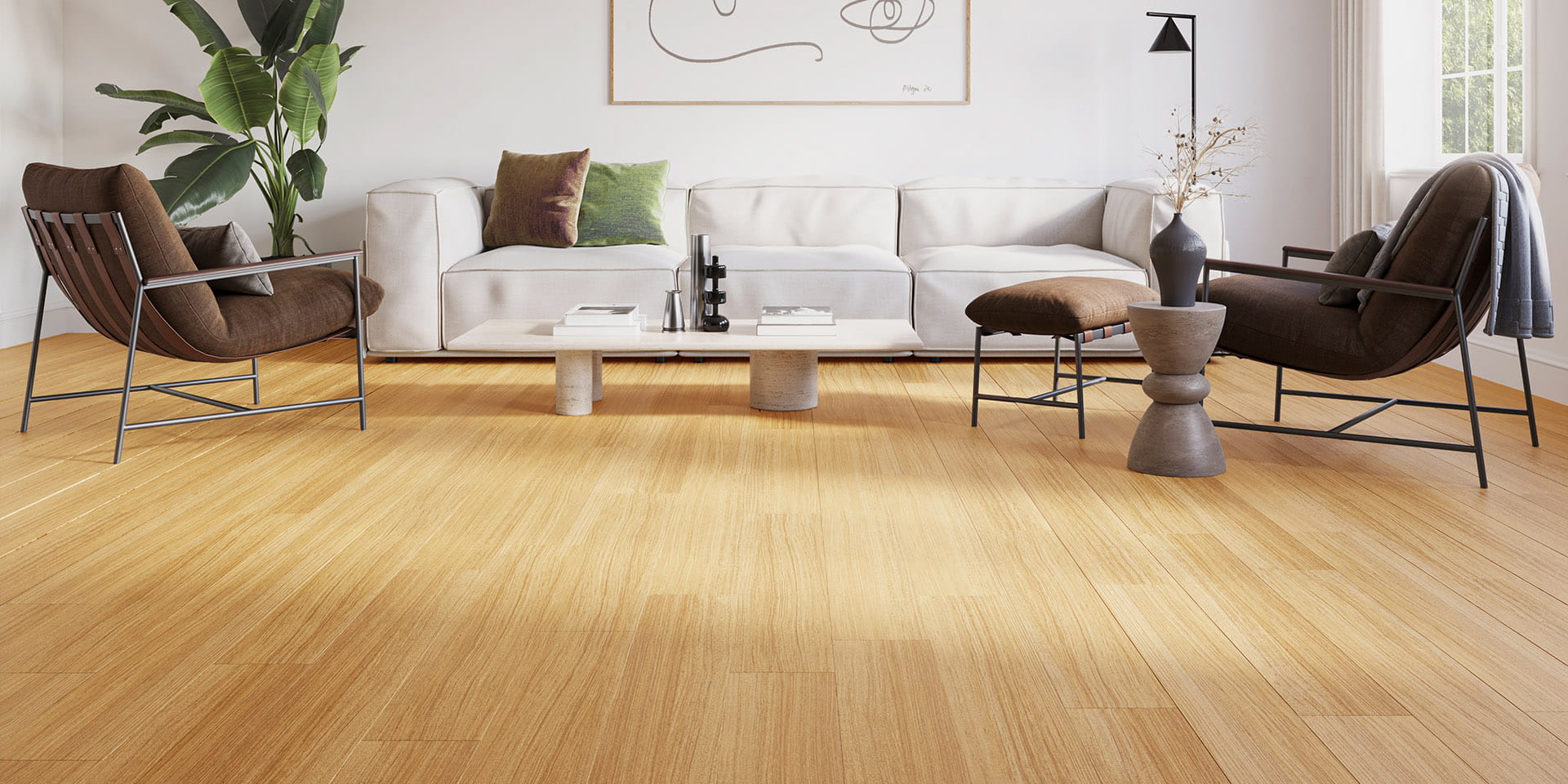 Кварцвинил Invictus Maximus Dryback Plank Natural Teak - Amber