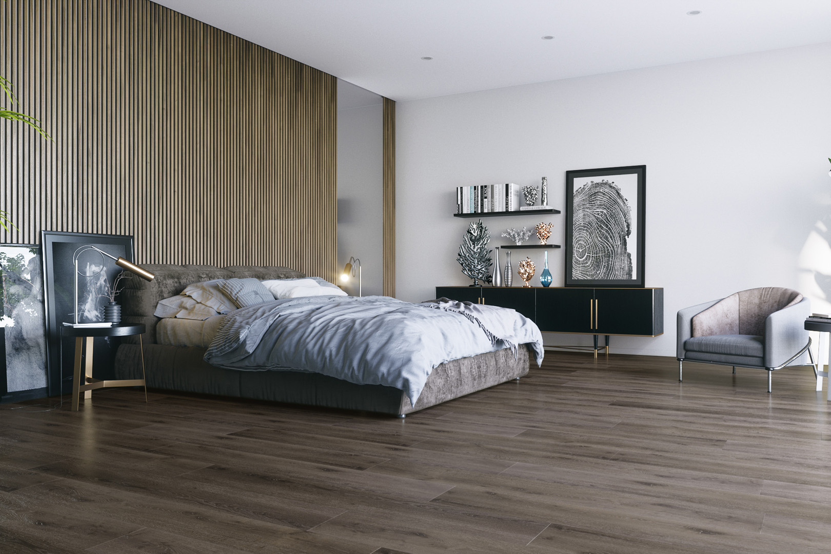 Кварцвинил Fargo Comfort XXL DL1604 Дуб Французский градиент
