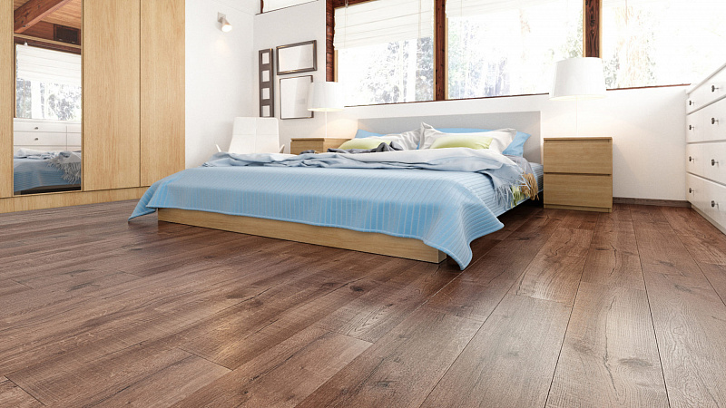 Кварцвинил Fargo Comfort 81996-6 Дуб Южная Ночь градиент