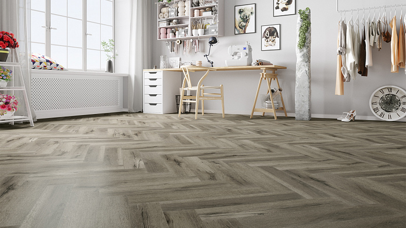 Кварцвинил Fargo Parquet 33-001-1 Дуб Мадрид градиент