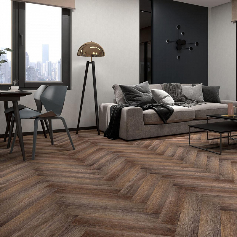 Кварцвинил Floorwood SPC Authentic 7521 Полночная мечта
