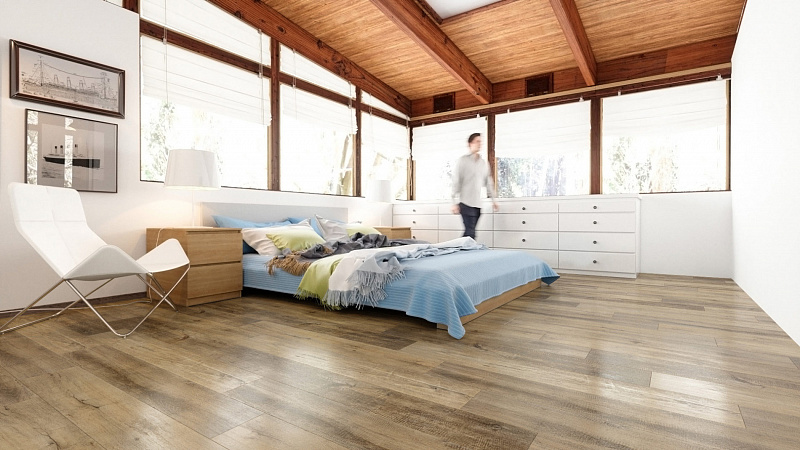 Кварцвинил Fargo Comfort VL 88041-001  Дуб Медовый градиент