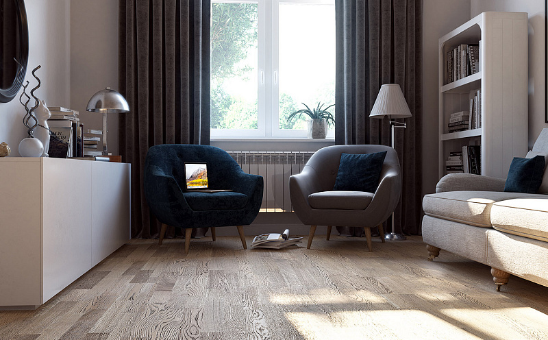Паркетная доска Polarwood Space Дуб Уран Масло 3П