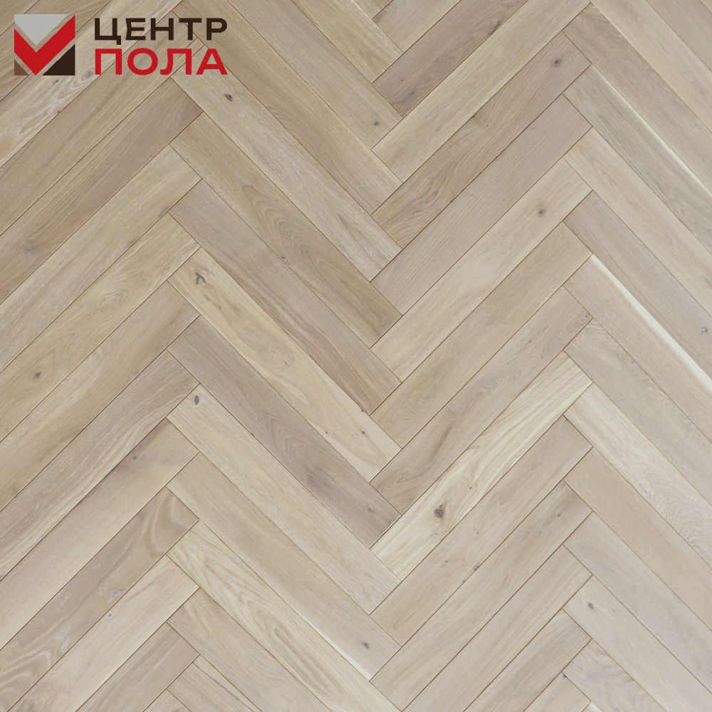 Инженерная доска Polarwood Herringbone Дуб Арктика
