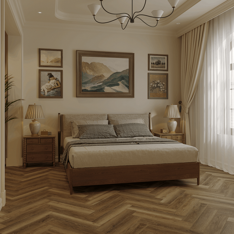 Кварцвинил Ensten Valland Parquet ECO 103-16 Сакура