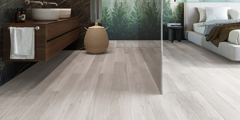 Кварцвинил Invictus Maximus Dryback Plank French Oak - Polar