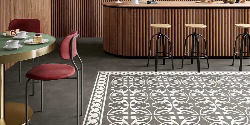 Кварцвинил Invictus Maximus Dryback Victorian Deco Charcoal