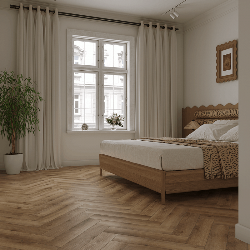 Кварцвинил Ensten Valland Parquet ECO 103-22 Зебрано